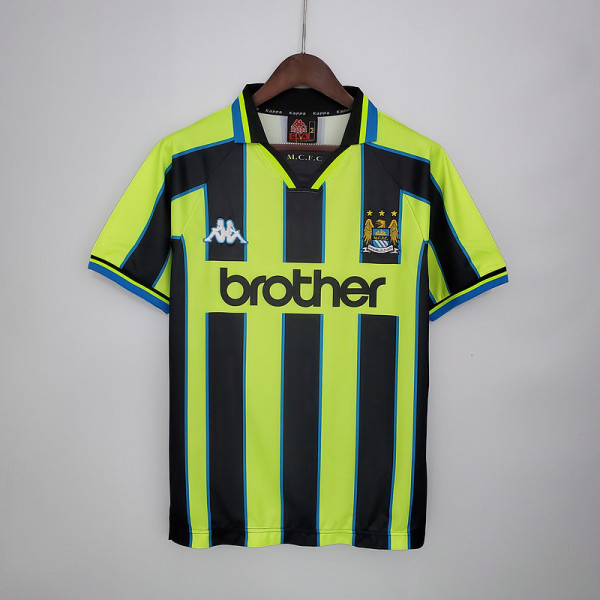 Manchester City 98/99 away Retro soccer jerseys