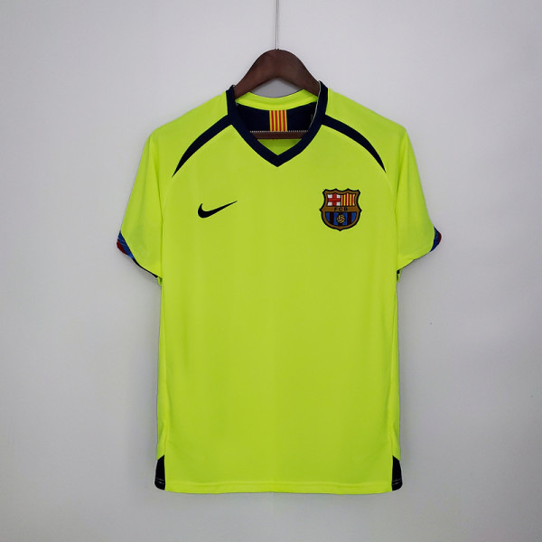 Retro Barcelona 05/06 away home soccer jerseys