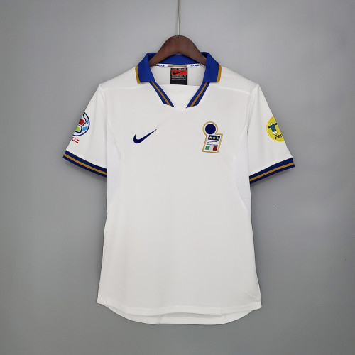 Retro Italy 1996 away soccer jerseys