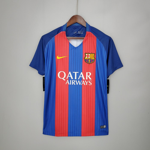 Retro Barcelona 2016/17 home Soccer jersey