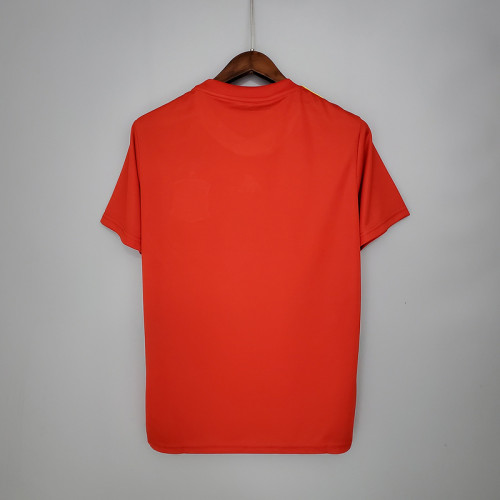 Retro Spain 2014 home Soccer jersey