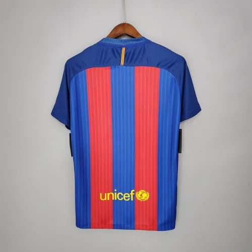 Retro Barcelona 2016/17 home Soccer jersey