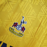 Retro Tottenham 92/94 Away Yellow Soccer jersey