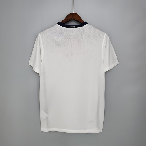 Retro Manchester United 08/09 Champions League away white Soccer jersey