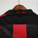 AC milan 2001/02 home Retro Soccer jersey