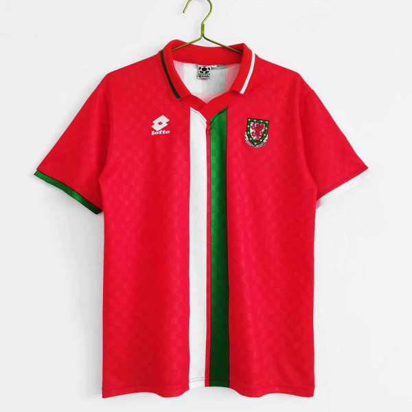 1996/98 Wales home Retro Soccer jersey
