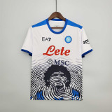 21-22 Napoles white maradona version Soccer jersey