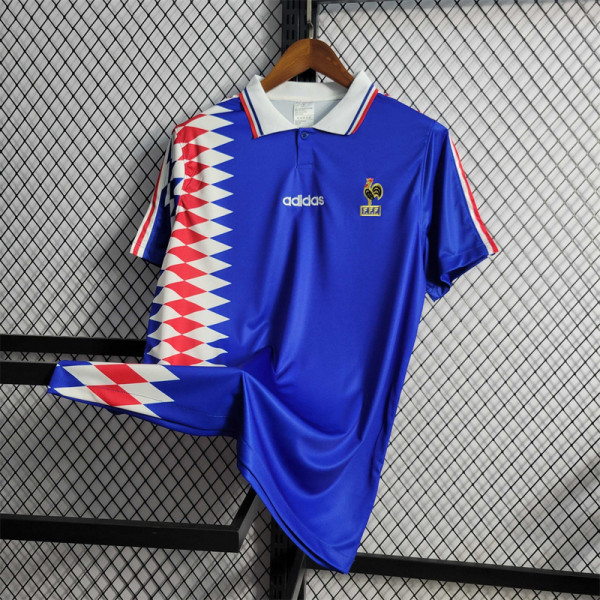France 1994 home Retro soccer jerseys