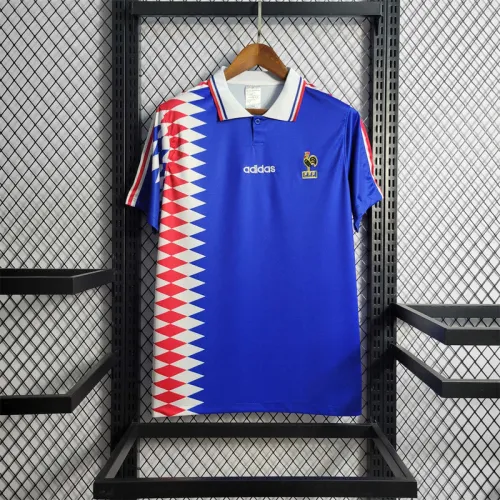 France 1994 home Retro soccer jerseys