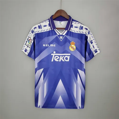 Real Madrid 1996/97 away Retro Soccer jersey