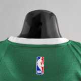 Boston Celtics BROWN#7 Green Gold NBA Jersey