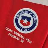 Chile 1998 long soccer jerseys