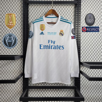 Real Madrid 2017/18 long soccer jerseys