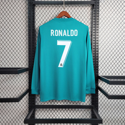 Real Madrid 2017/18 long soccer jerseys