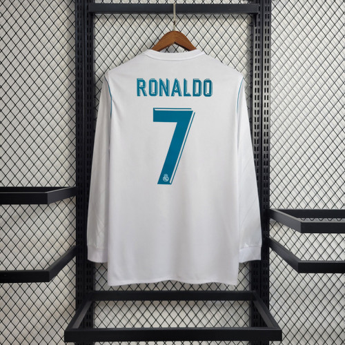 Real Madrid 2017/18 long soccer jerseys