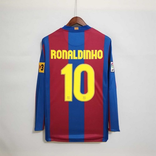 Barcelona 2007/08 long sleeve Soccer jerseys