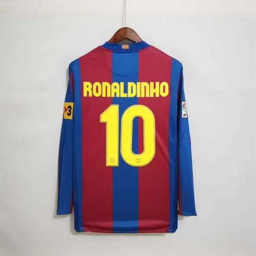 Barcelona 2007/08 long sleeve Soccer jerseys