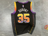 Season 23 SUNS Black announcement edition # 35 Durant NBA Jersey
