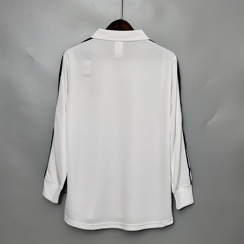 Real madrid 2000/01 home long sleeve Retro soccer jerseys