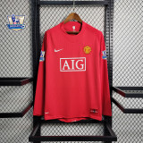 Manchester United 2007/08 long sleeve soccer jerseys