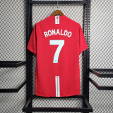 Manchester United 2007-08 home Retro soccer jerseys