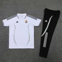 Real Madrid white/black with three sides Soccer Jersey