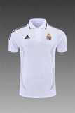 Real Madrid white/black with three sides Soccer Jersey