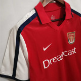 Arsenal 2001/02 home soccer jersey size S-2XL