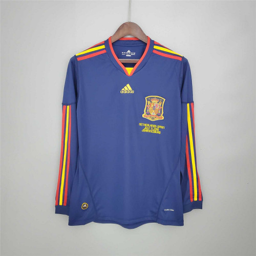 Spain 2010 away Retro long sleeve