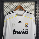 Real Madrid 2009/10 Home Long Sleeve Size S-XXL