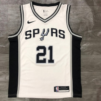 Spurs White No. 21 Duncan