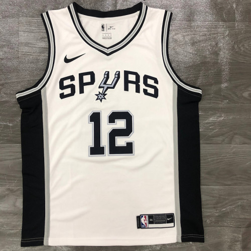 Spurs White No. 12 Aldridge
