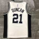 Spurs White No. 21 Duncan