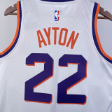 Suns Home White No. 22 Ayton