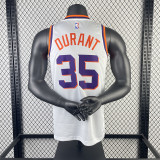 Suns Home White No. 35 Durant