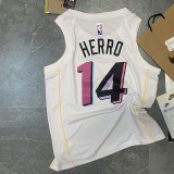 Miami Heat Retro city version No. 14 Hiero