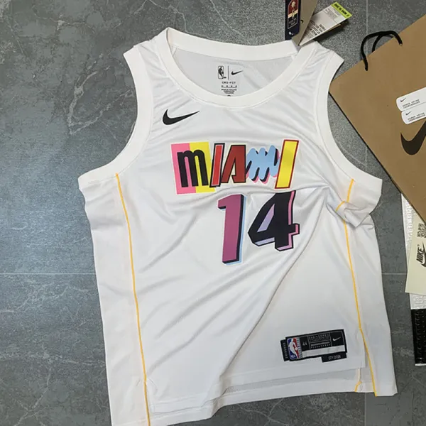 Miami Heat Retro city version No. 14 Hiero