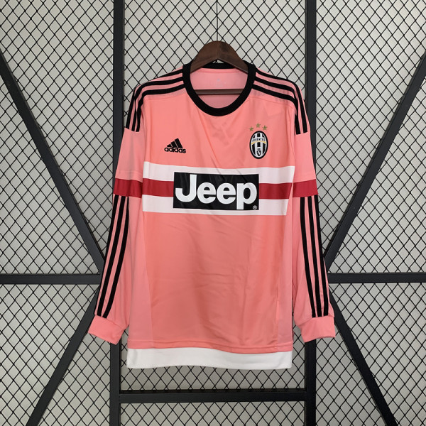Juventus 2015-16 away long sleeve Retro soccer jerseys