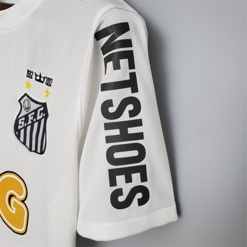 2011-12 Santos home retro soccer jersey
