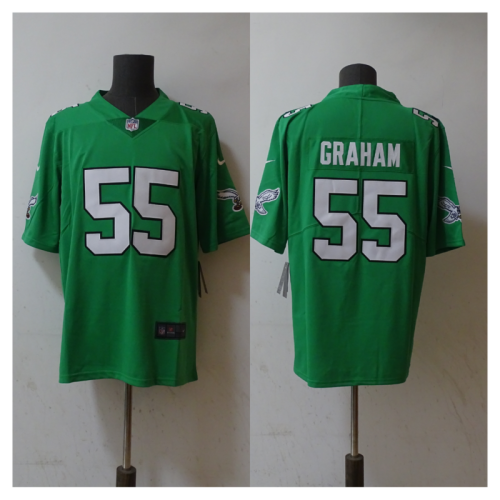 Eagle retro 2nd generation NFL Jersey（Customizable name and number）