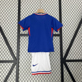 2024 France home  kids Soccer jersey