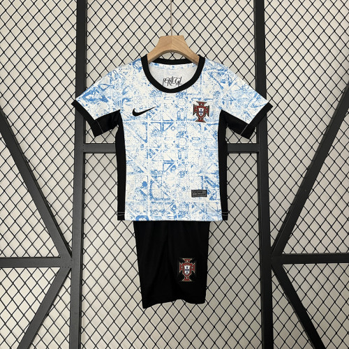 2024 Portugal  away  kids Soccer jersey