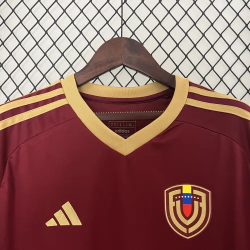 2024 Venezuela home red soccer jersey  S-2XL