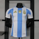 Argentina 2024 home player version soccer jerseys