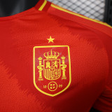 2024 Spain  home red player version jersey