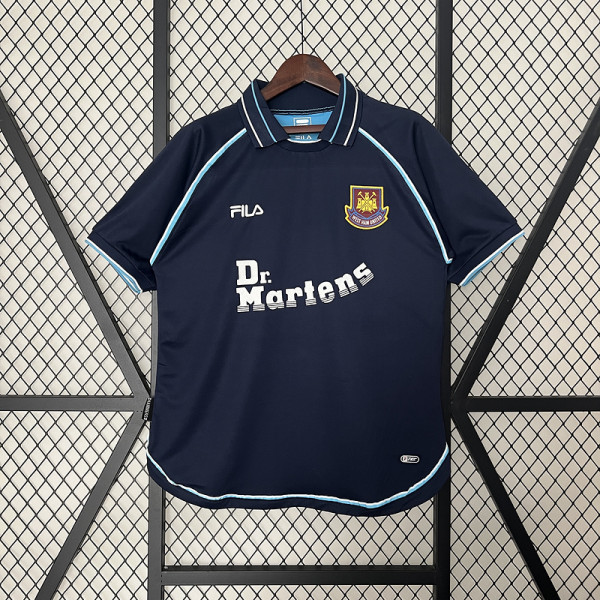 West Ham 1999-00 United home Retro soccer jerseys