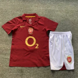 Arsenal 2005/06 home red kids size 16-28