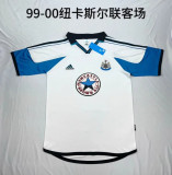 Newcastle United 1990-00 away retro soccer jerseys