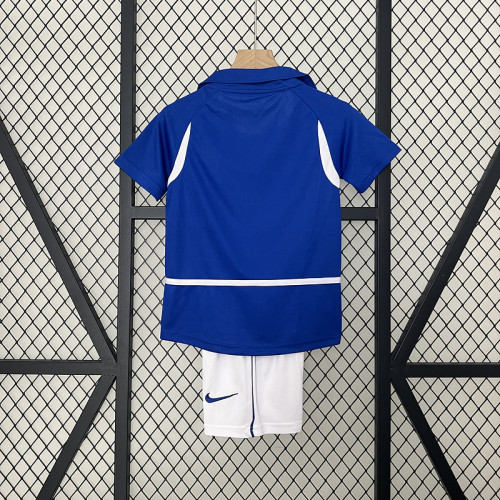 Retro Brazil 2002 away kids soccer jerseys