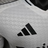 Real Madrid 2024/25 player version white soccer jerseys